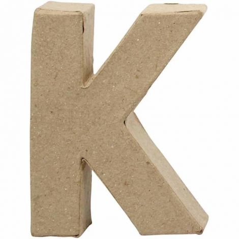 Litera K z papier-mache Creativ 10x2cm